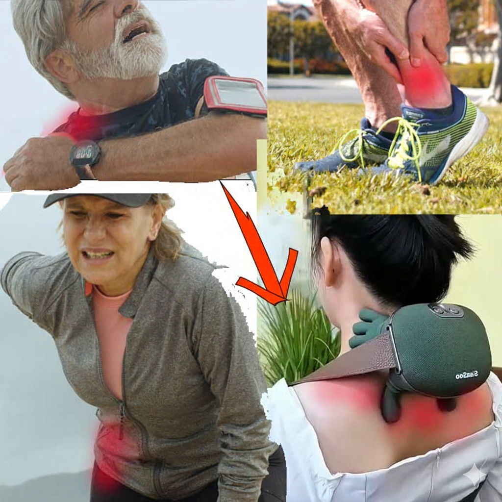 Lunoly™ - Masseur Shiatsu Intelligent à Doigts Ergonomiques