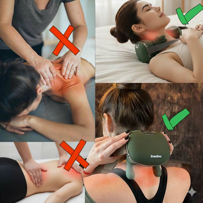 Lunoly™ - Masseur Shiatsu Intelligent à Doigts Ergonomiques