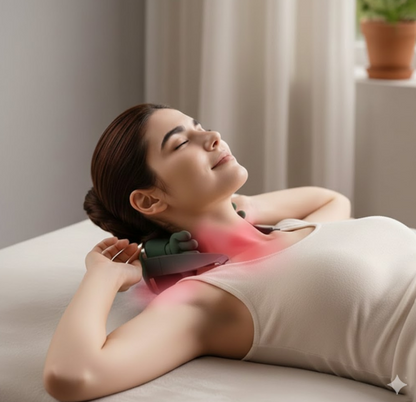 Lunoly™ - Masseur Shiatsu Intelligent à Doigts Ergonomiques