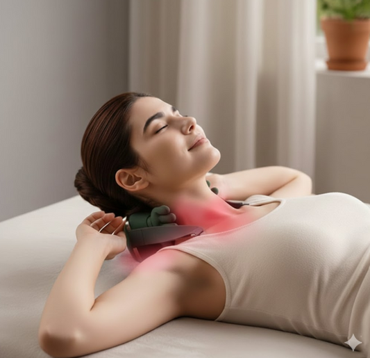Lunoly™ - Masseur Shiatsu Intelligent à Doigts Ergonomiques